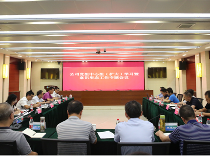 公司召開黨組中心組（擴(kuò)大）學(xué)習(xí)暨意識(shí)形態(tài)工作專題會(huì)議