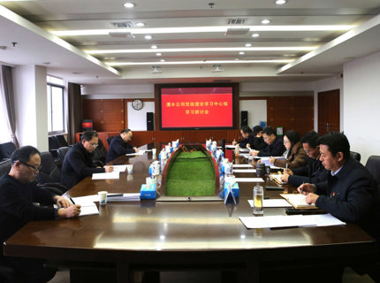 公司黨組開展理論學習中心組學習暨2024年度民主生活會會前集中學習研討